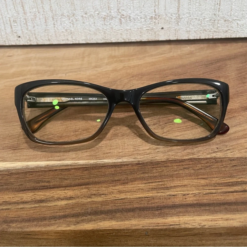 MICHAEL KORS MK254  Square Brown Black Gradient Fade Full Rim Frames 50-17-130